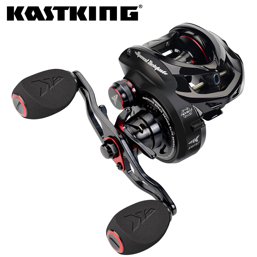 KastKing Speed Demon Elite Baitcasting Reel | 10.5:1 Gear Ratio | 10+1 Bearings | 8.1kg Drag