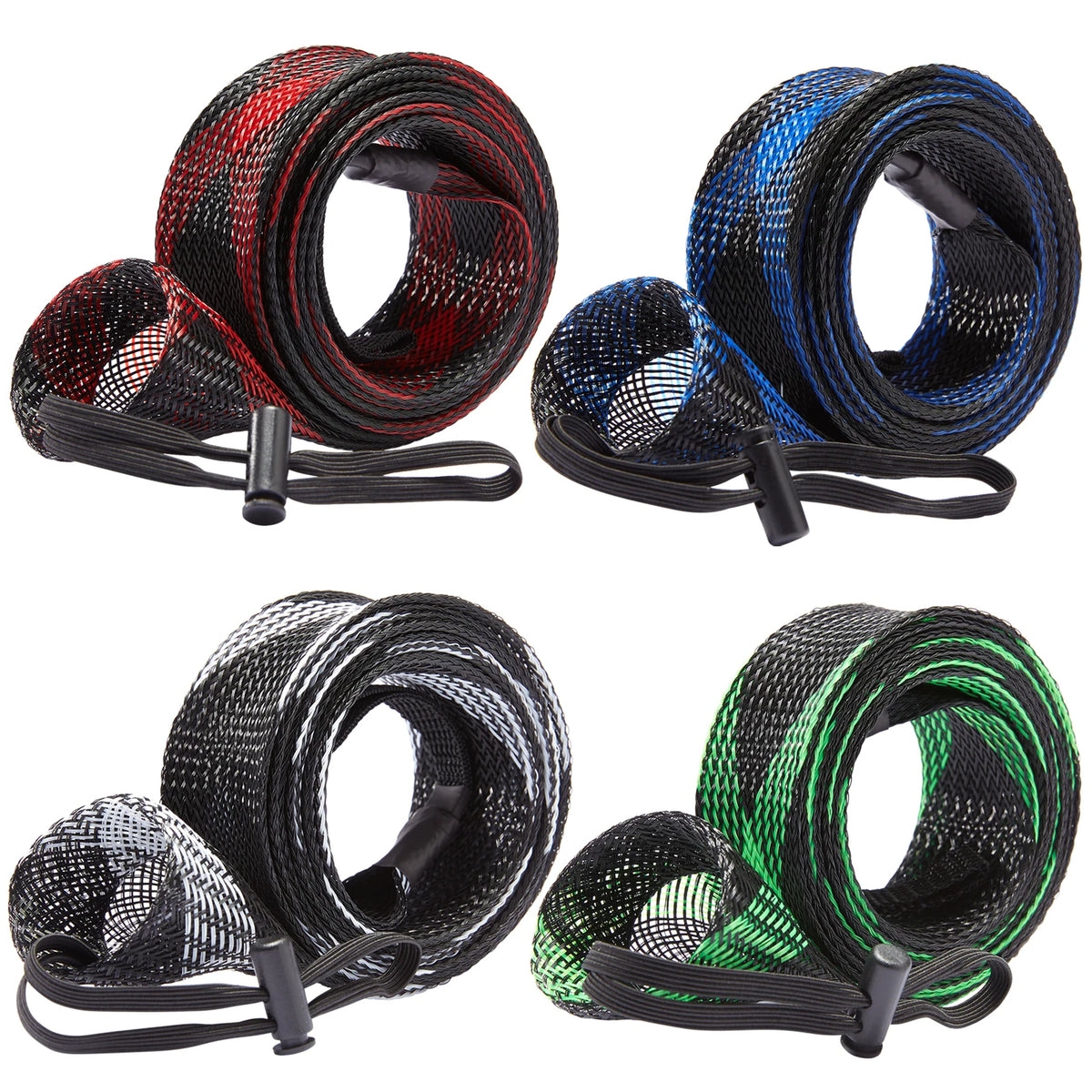 Bassdash Rod Sleeves – Spinning & Casting Rod Covers up to 7.5 ft (Durable PET Mesh Protection)