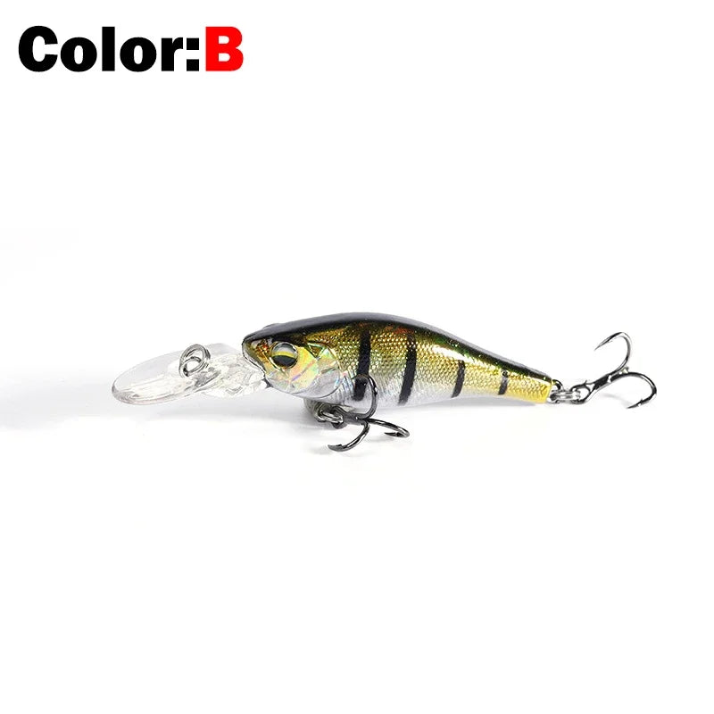 OUTKIT Slow Sinking Minnow | 50mm 3.9g | Finesse Hardbody Lure