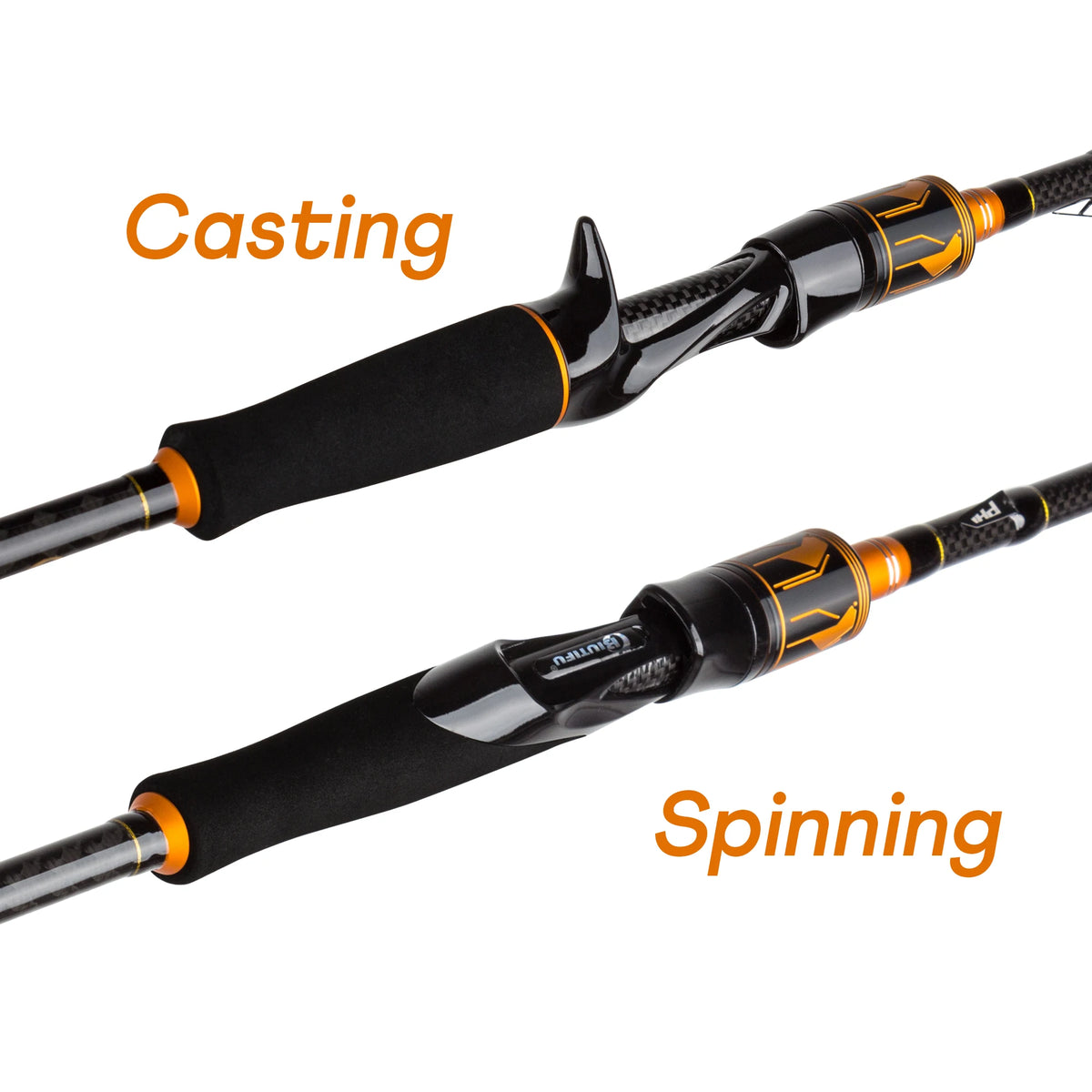 BIUTIFU 2-Tip Spinning & Baitcasting Rod – T1000 Carbon, Fuji Guides (1.8–2.7 m)