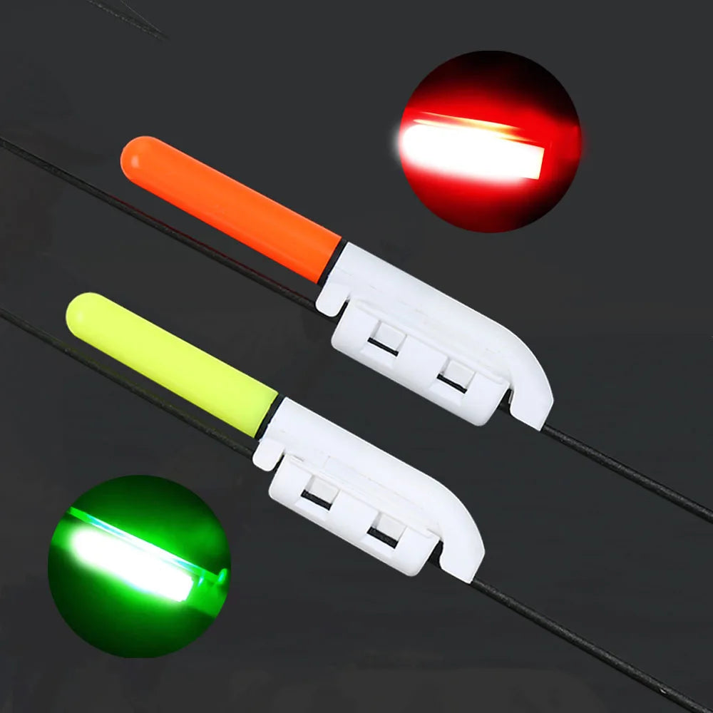 LED Rod Tip Lights – Rechargeable CR425 Lithium Bite Indicators (2-Pack, USB Charging)