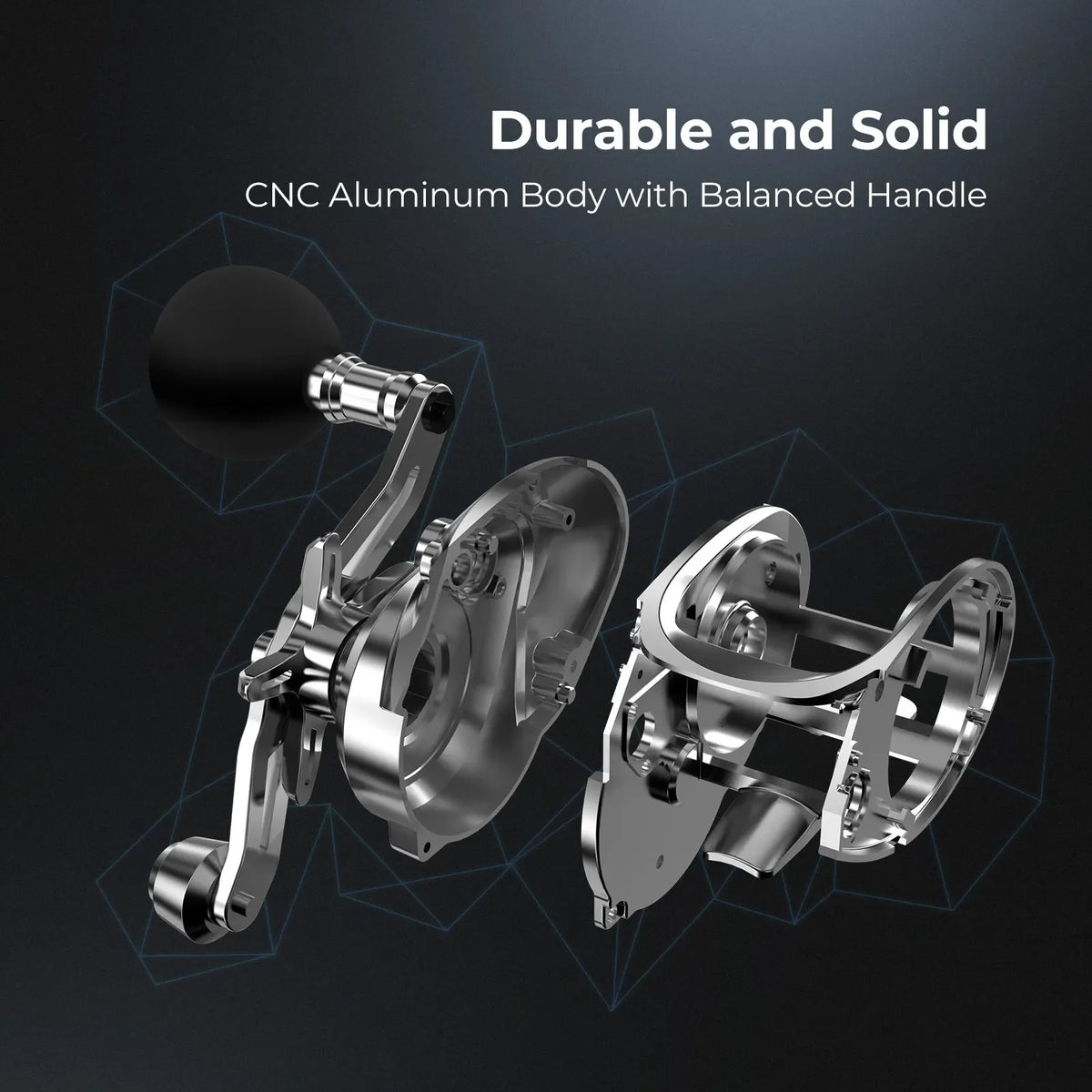 Piscifun Alijoz Alinox 300 Baitcasting Reel | 15kg Drag Aluminium Frame