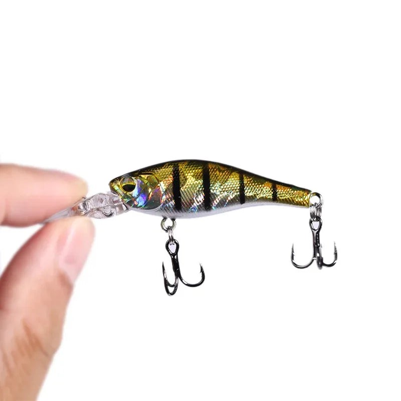 OUTKIT Slow Sinking Minnow | 50mm 3.9g | Finesse Hardbody Lure