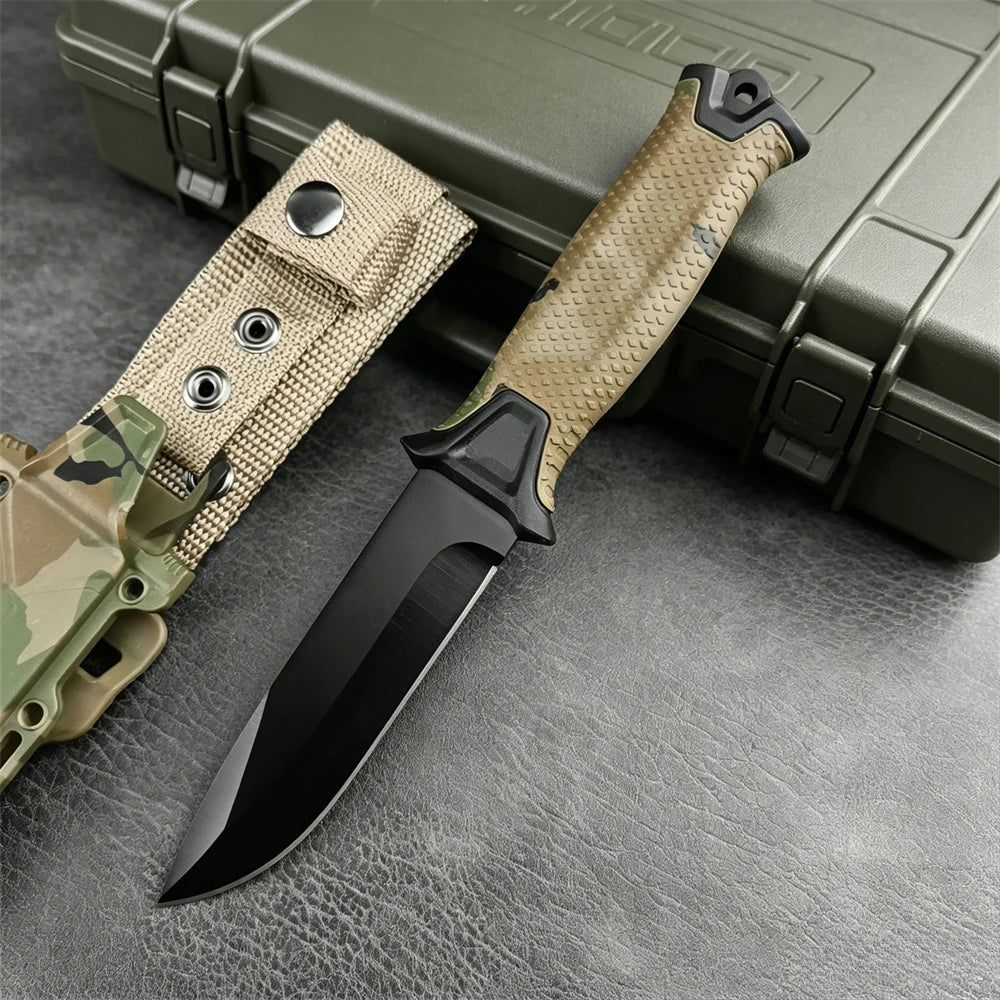 Fixed Blade Knife | 8Cr13Mov Steel | Ergonomic Handle | Includes Sheath