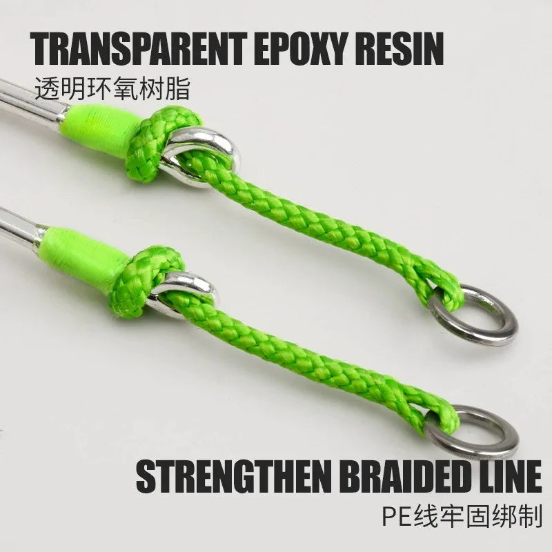 4-Pack Heavy-Duty Jigging Assist Hooks | High Carbon Steel | 1/0–7/0