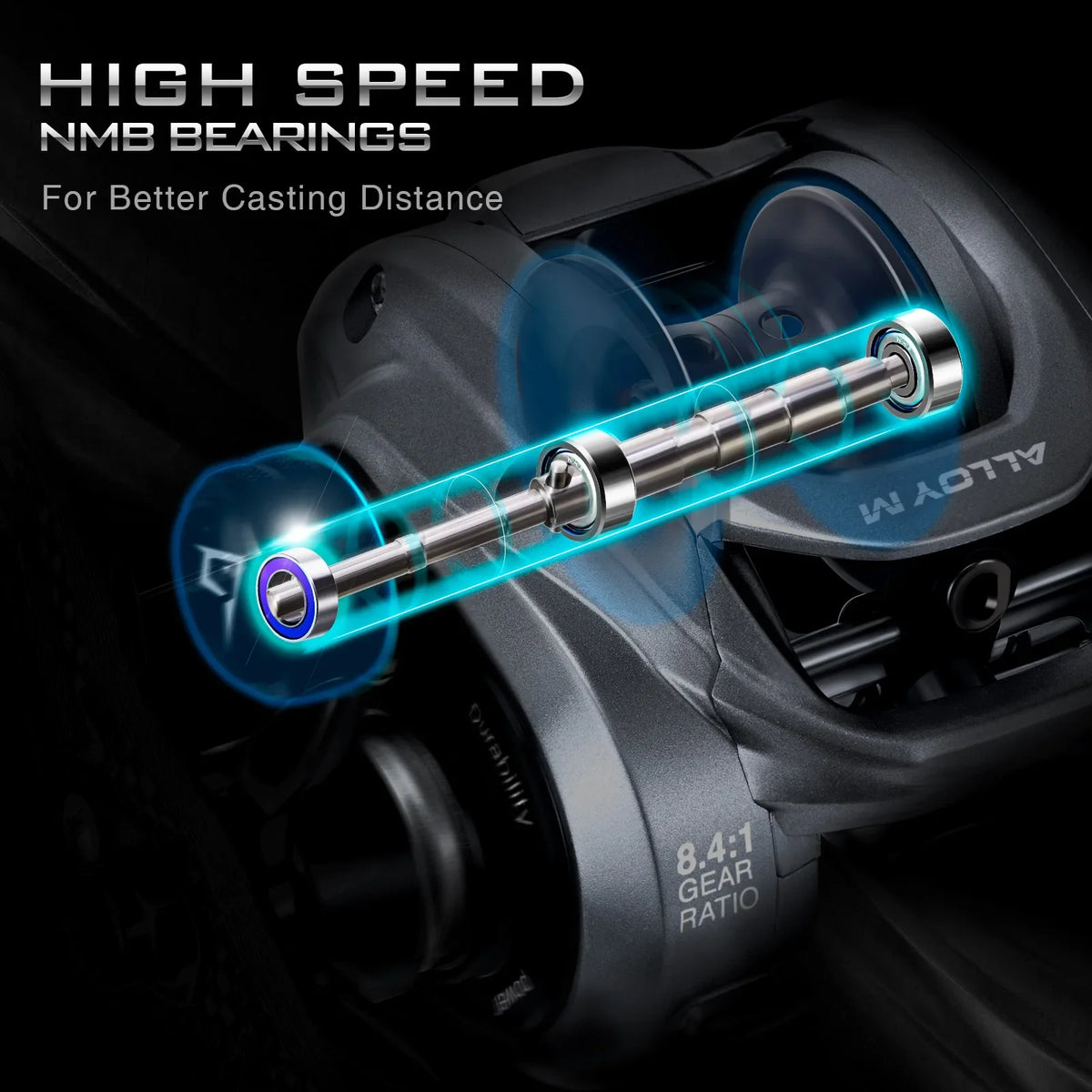 Piscifun Alloy M Baitcasting Reel | Aluminium Frame 10kg Drag
