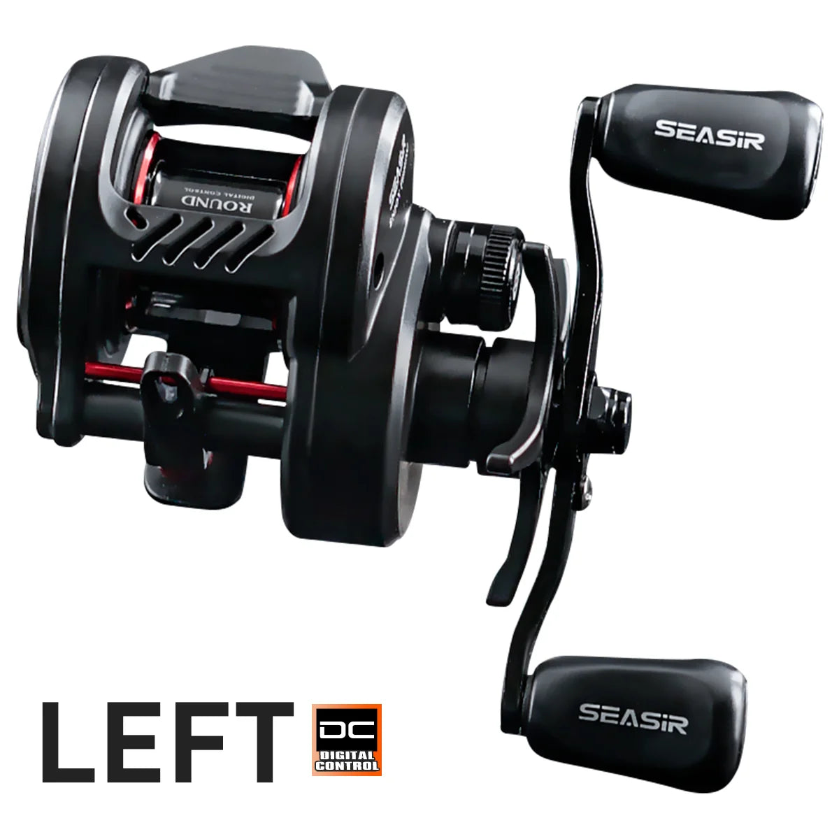 SEASIR DC-ROUND Baitcasting Reel | Brass Gear Drum Reel | Long Cast Saltwater Baitcaster | 164g
