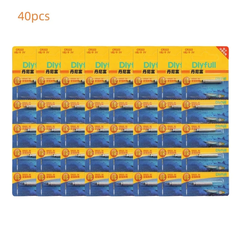 CR322 Luminous Batteries for Fishing Floats | 5–50pcs | Night Fishing Accessories