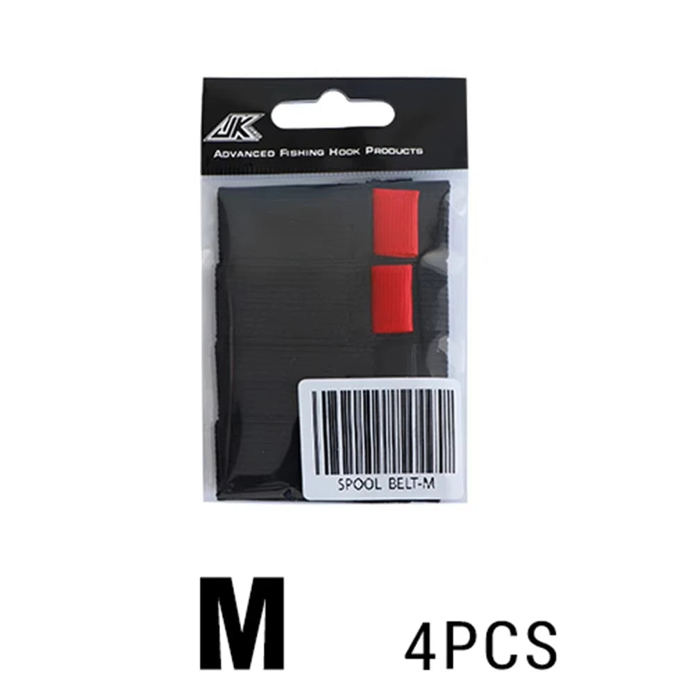 SHIQIAN Spinning Reel Spool Protector Set | 4-Piece Elastic Line Cover (S–LL)