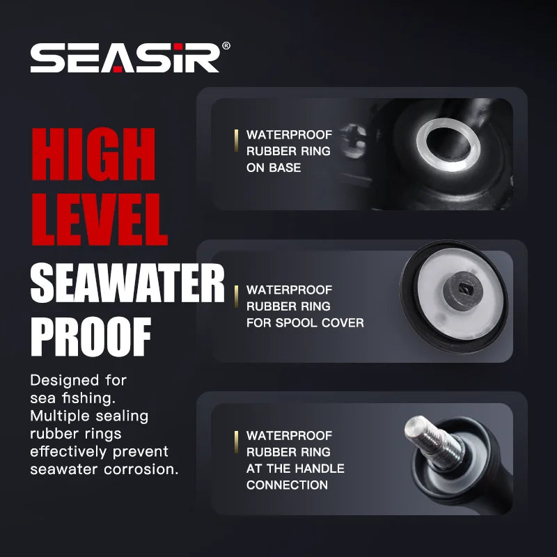 SEASIR TINGHE Spinning Reel | 2500–6000 | Up to 20kg Drag | 5.2:1 | Saltwater Series