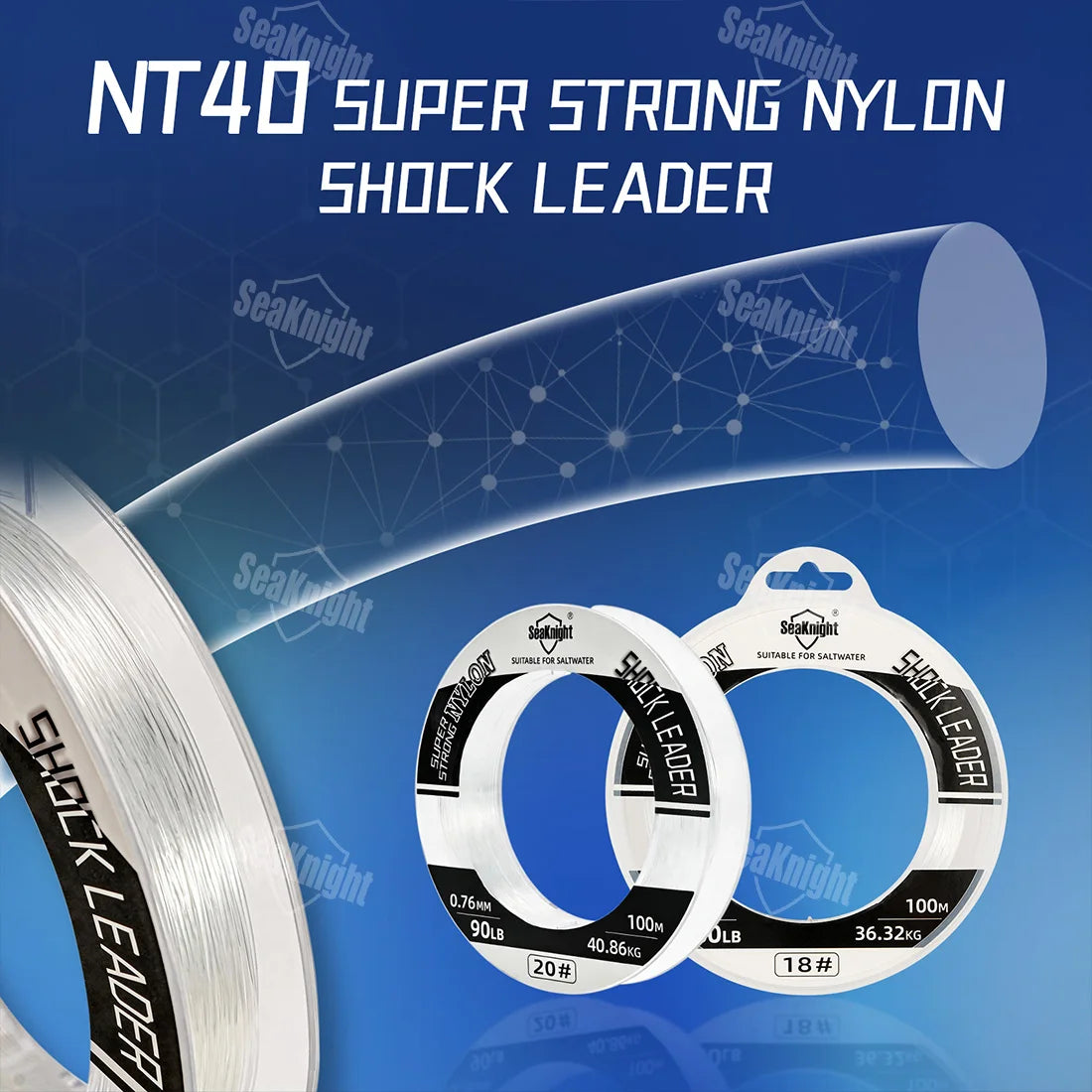 SeaKnight NT40 Monofilament Nylon Fishing Line | 25–200lb