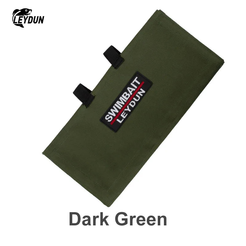 LEYDUN Swimbait Wrap | Up to 12” Lure Storage | 4 Pocket Bait Organiser Bag