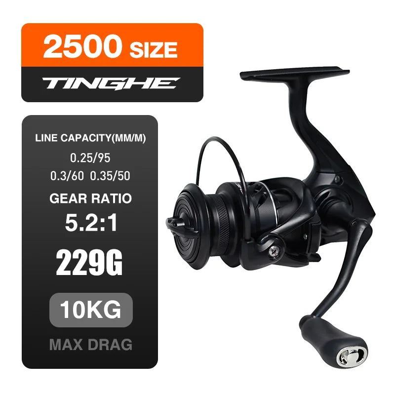 SEASIR TINGHE Spinning Reel | 2500–6000 | Up to 20kg Drag | 5.2:1 | Saltwater Series