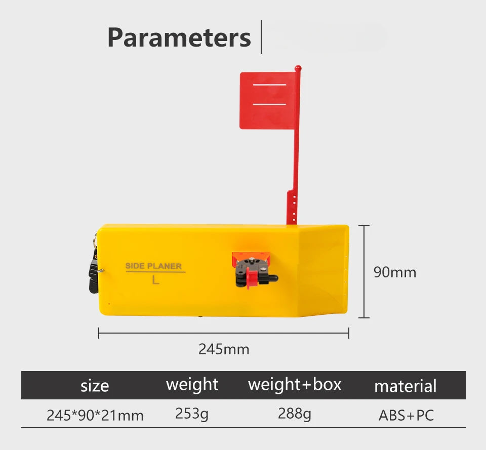 Large Planer Boards with Spring Flag System | Offshore Trolling & Downrigger Accessory
