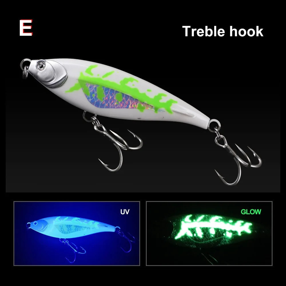 Heavy-Duty Sinking Pencil Lure | 130mm / 170mm | 45g / 90g Offshore Hard Bait