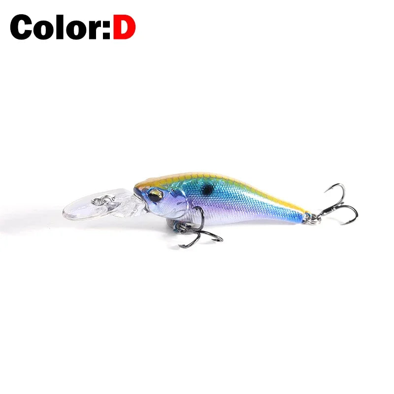 OUTKIT Slow Sinking Minnow | 50mm 3.9g | Finesse Hardbody Lure