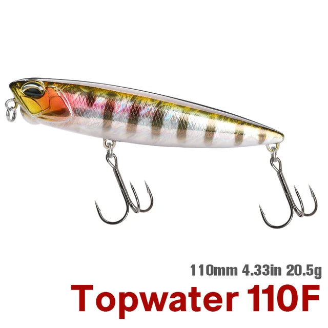 TSURINOYA DW58 Topwater Pencil Lure | 110mm 20.5g Floating Walk-the-Dog Stickbait
