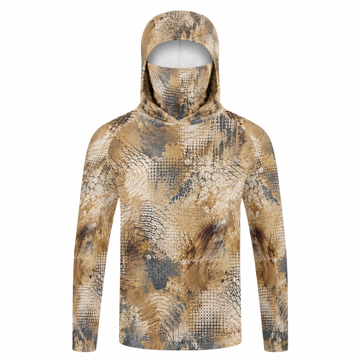 Men’s Hooded Long Sleeve Fishing Shirt | Lightweight UV Sun Protection Fishing Shirt