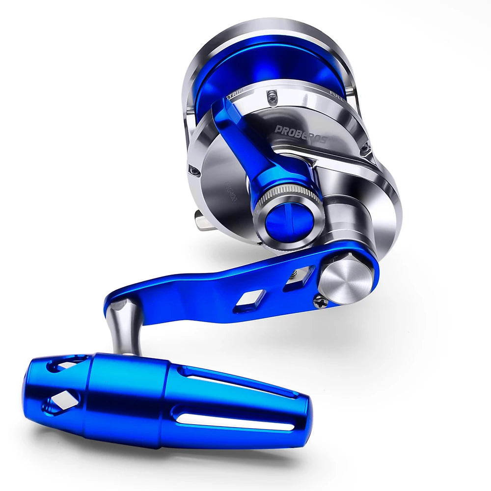 PROBEROS Full Metal Offshore Jigging & Trolling Reel | 20kg Drag | 5.7:1 | PJG300 / PJG400