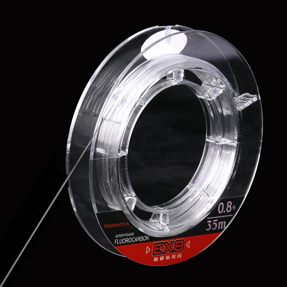 TSURINOYA EX8 100% Fluorocarbon Fishing Line | 35m