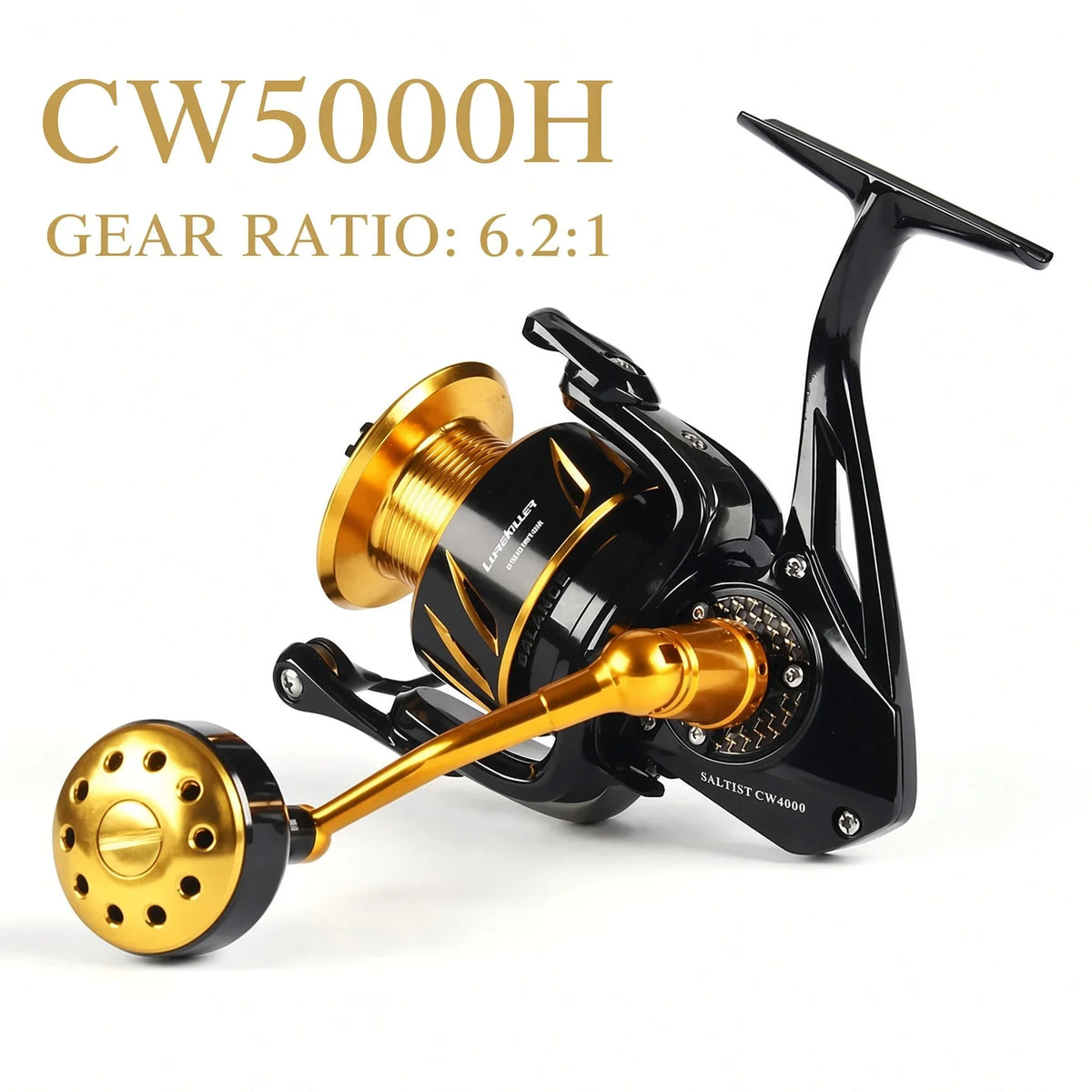 LUREKILLER Saltist CW Full Metal Spinning Reel | 12–35kg Drag | 3000–10000 Saltwater Jigging Reel