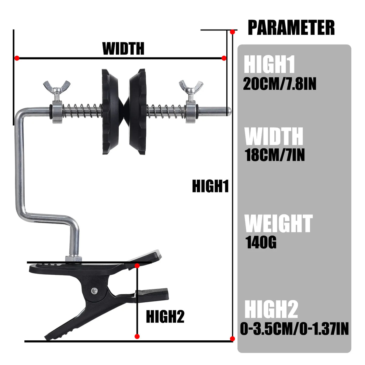 Fishing Line Spooler Tool – Tabletop Line Winder for Spinning & Baitcasting Reels