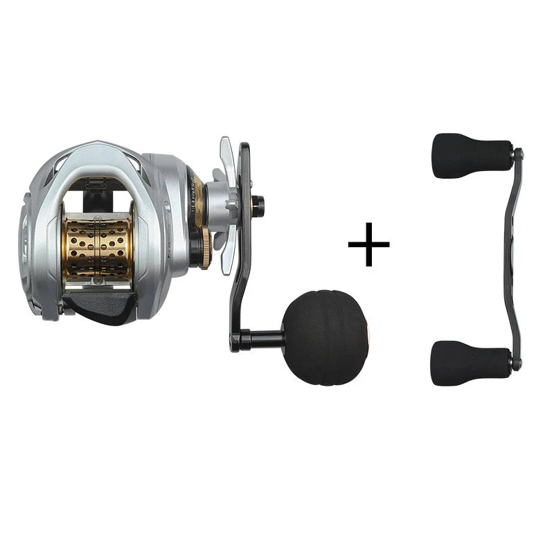 TDC3000 Gen 2 Baitcasting Reel | All-Metal Water Drop Design | 9+1 Bearings | 6.3:1 Gear Ratio | 16KG Max Drag