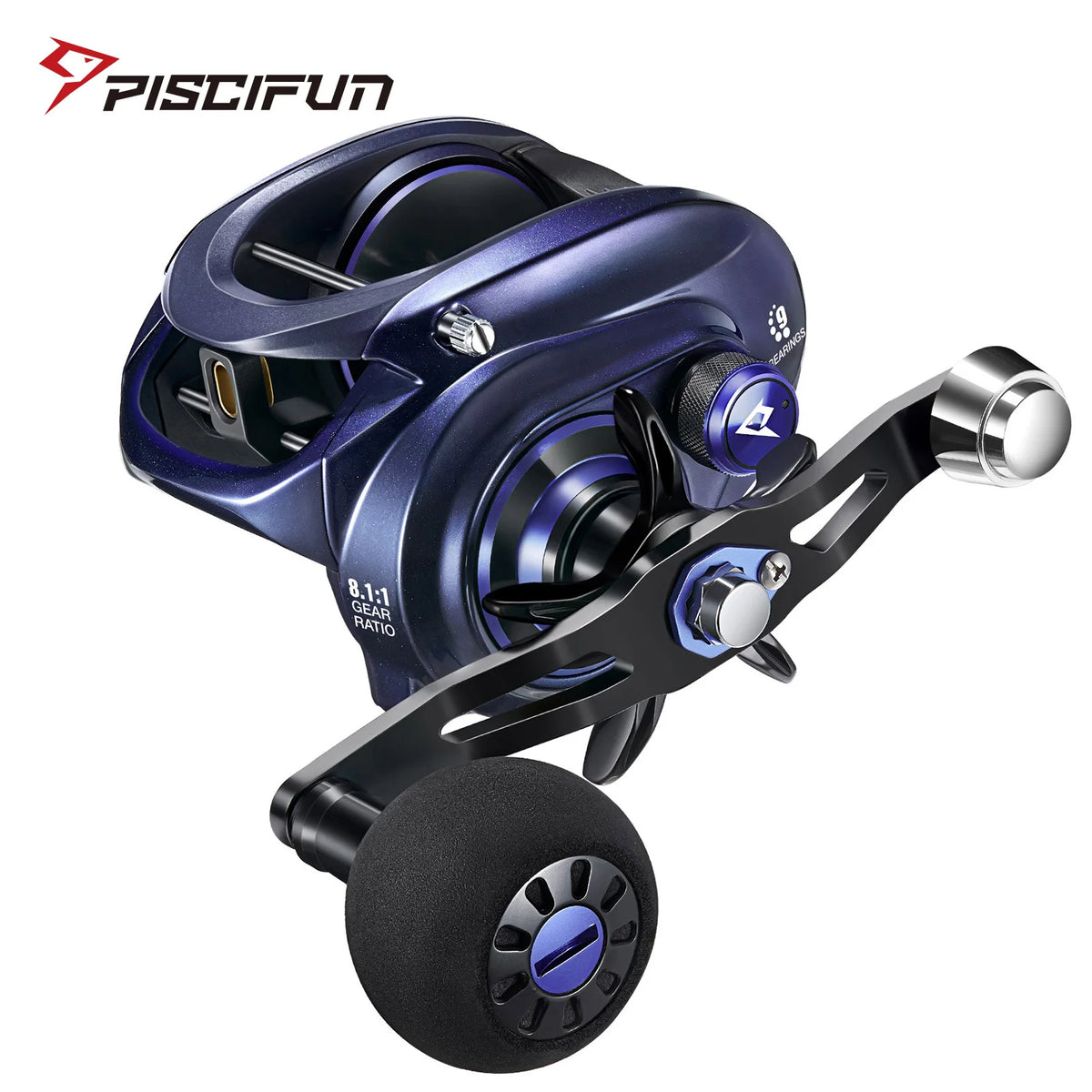 Piscifun Alijoz Alinox 400 Baitcasting Reel | Heavy-Duty 17kg Drag Aluminium Frame