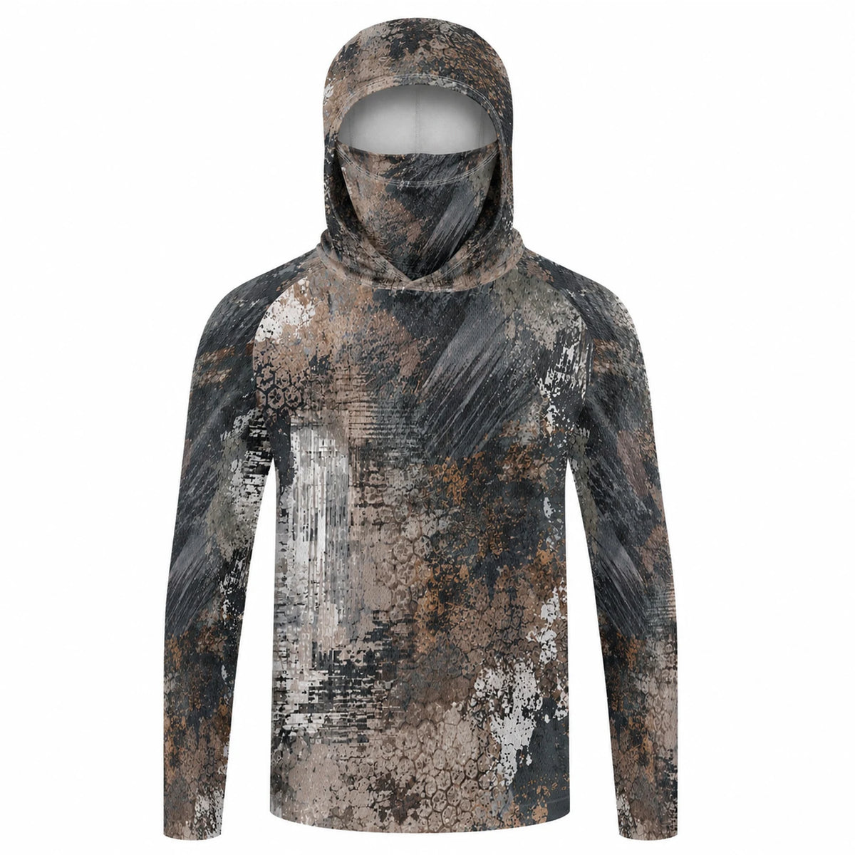 Men’s Hooded Long Sleeve Fishing Shirt | Lightweight UV Sun Protection Fishing Shirt