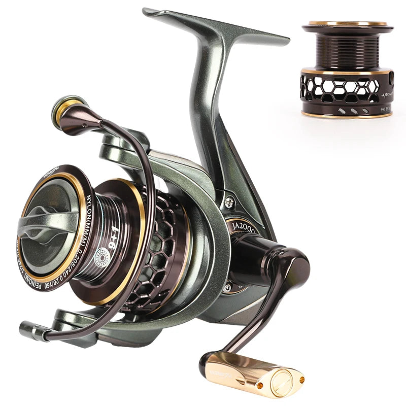 TSURINOYA Jaguar Spinning Reel | 1000–3000 Double Spool