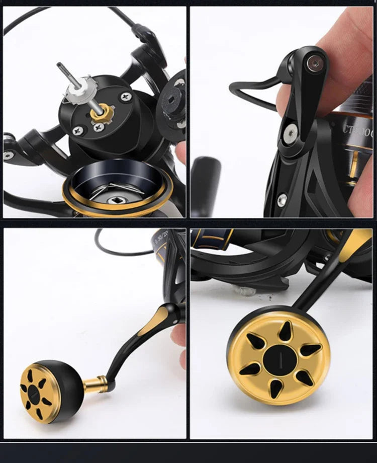 Mavllos SHARK Spinning Reel | 10kg Drag | 5.7:1 Ratio | Anti-Corrosion Saltwater Jigging Reel