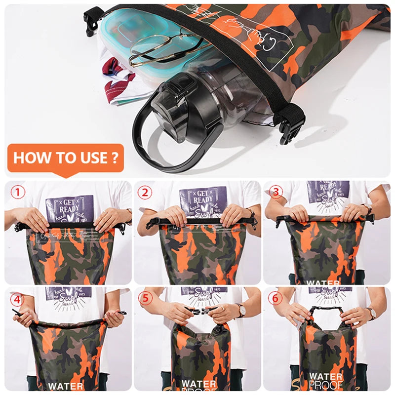 Waterproof Dry Backpack with Wet Separation Pocket | 15L / 30L