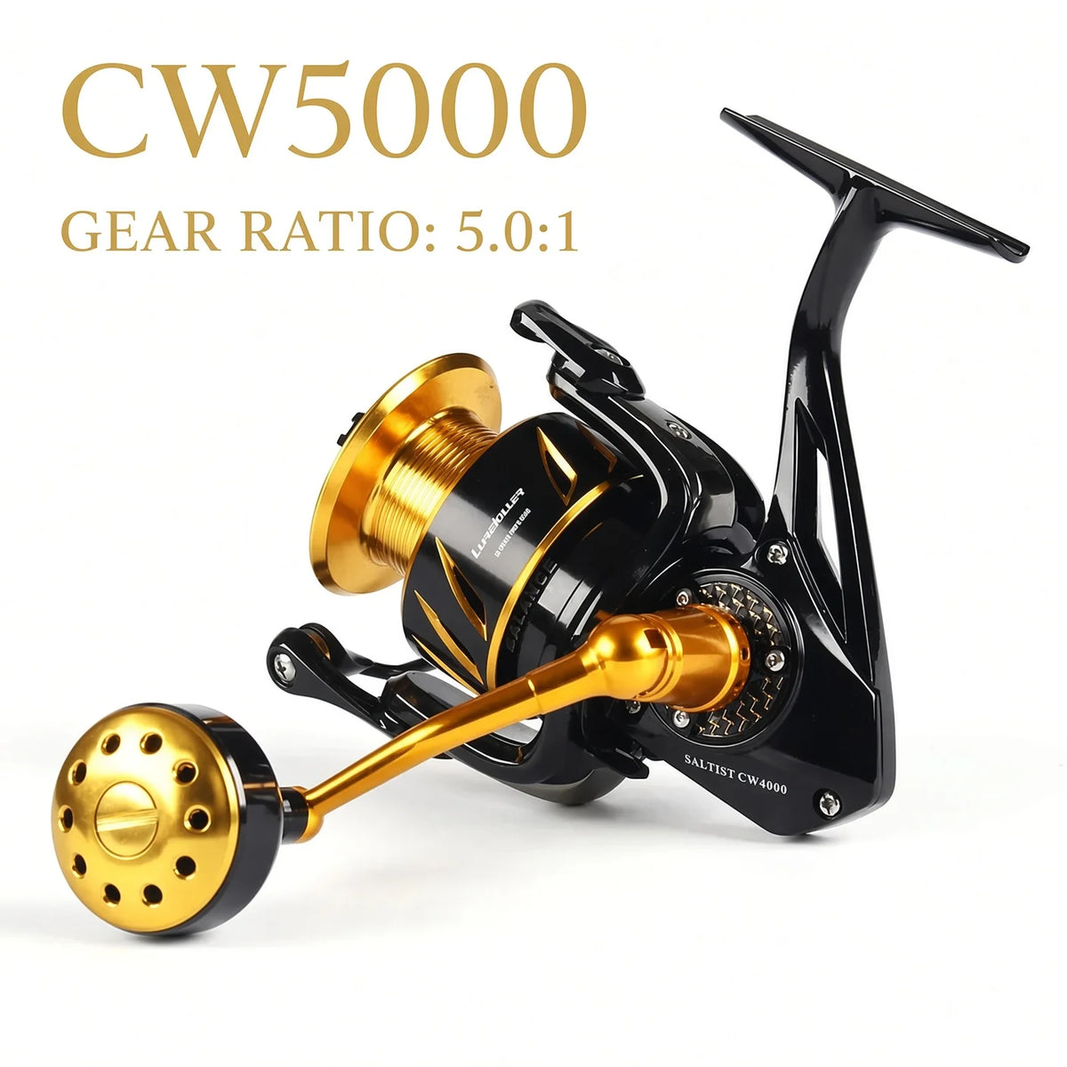 LUREKILLER Saltist CW Full Metal Spinning Reel | 12–35kg Drag | 3000–10000 Saltwater Jigging Reel