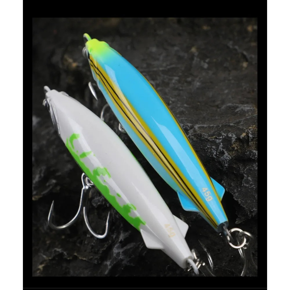 Heavy-Duty Sinking Pencil Lure | 130mm / 170mm | 45g / 90g Offshore Hard Bait