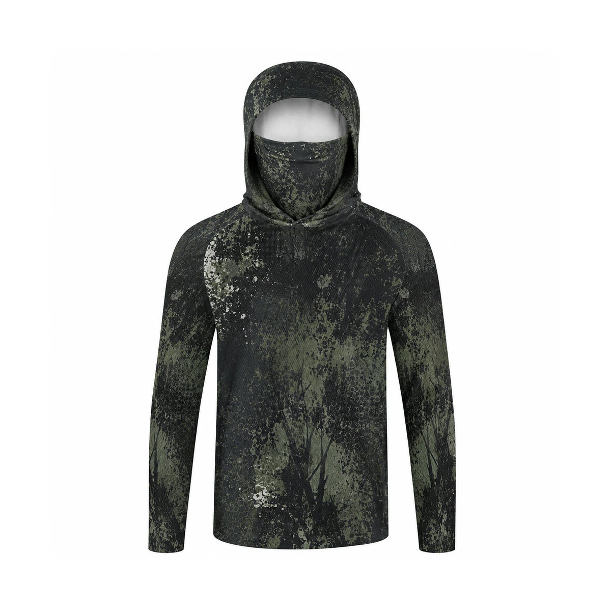 Men’s Hooded Long Sleeve Fishing Shirt | Lightweight UV Sun Protection Fishing Shirt