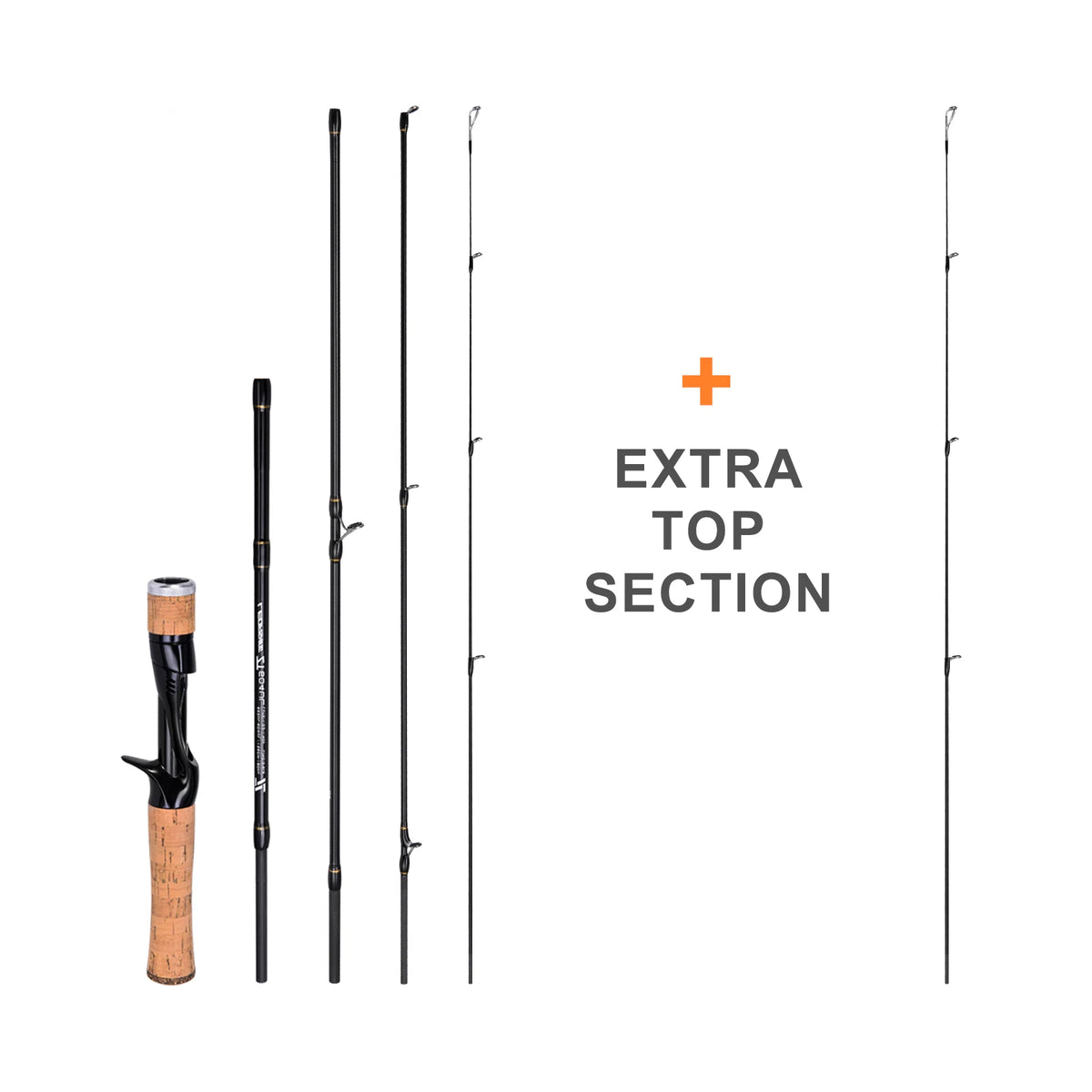 LEOFISHING Ultralight Carbon Fishing Rod | 1.56m / 1.8m | 1–6lb Fast Action | Spinning & Casting