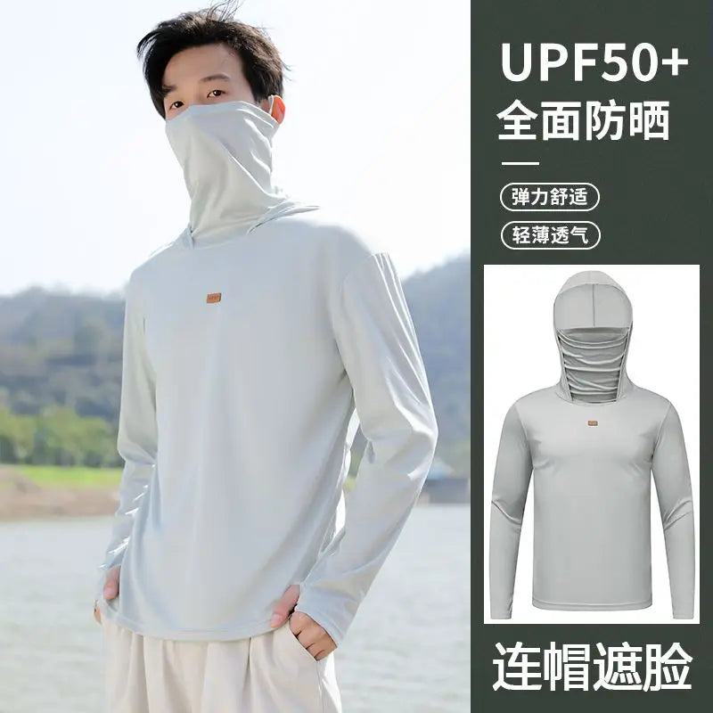 Men’s Long Sleeve Fishing Shirt with Hood | UPF50+ Outdoor Performance Top