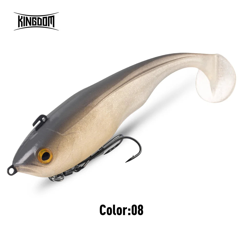 Kingdom Tsunami Soft Swimbait | 170mm 55g Sinking T-Tail Soft Plastic Lure
