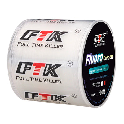 Fluorocarbon Coated Fishing Line | 300m / 500m | 4–34LB | Fast Sinking Leader Line