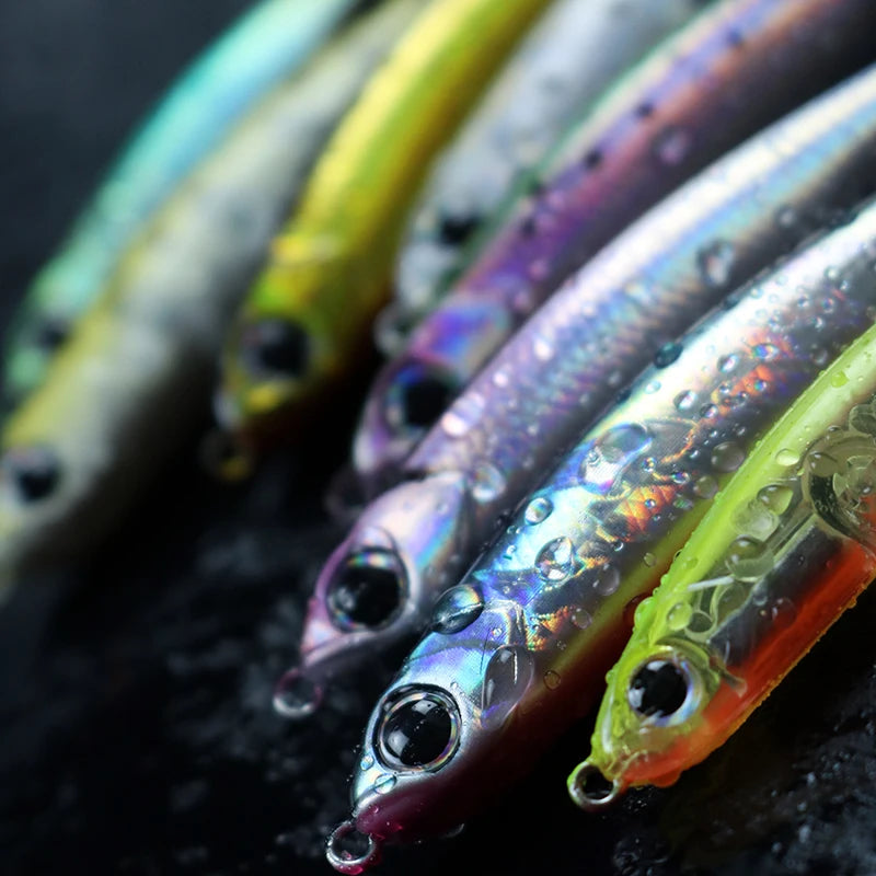 Mini Pencil Minnow Hardbody Lure | 3.5g–17g Sinking Diving Fishing Lure