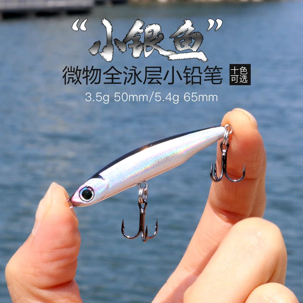 Mini Pencil Minnow Hardbody Lure | 3.5g–17g Sinking Diving Fishing Lure