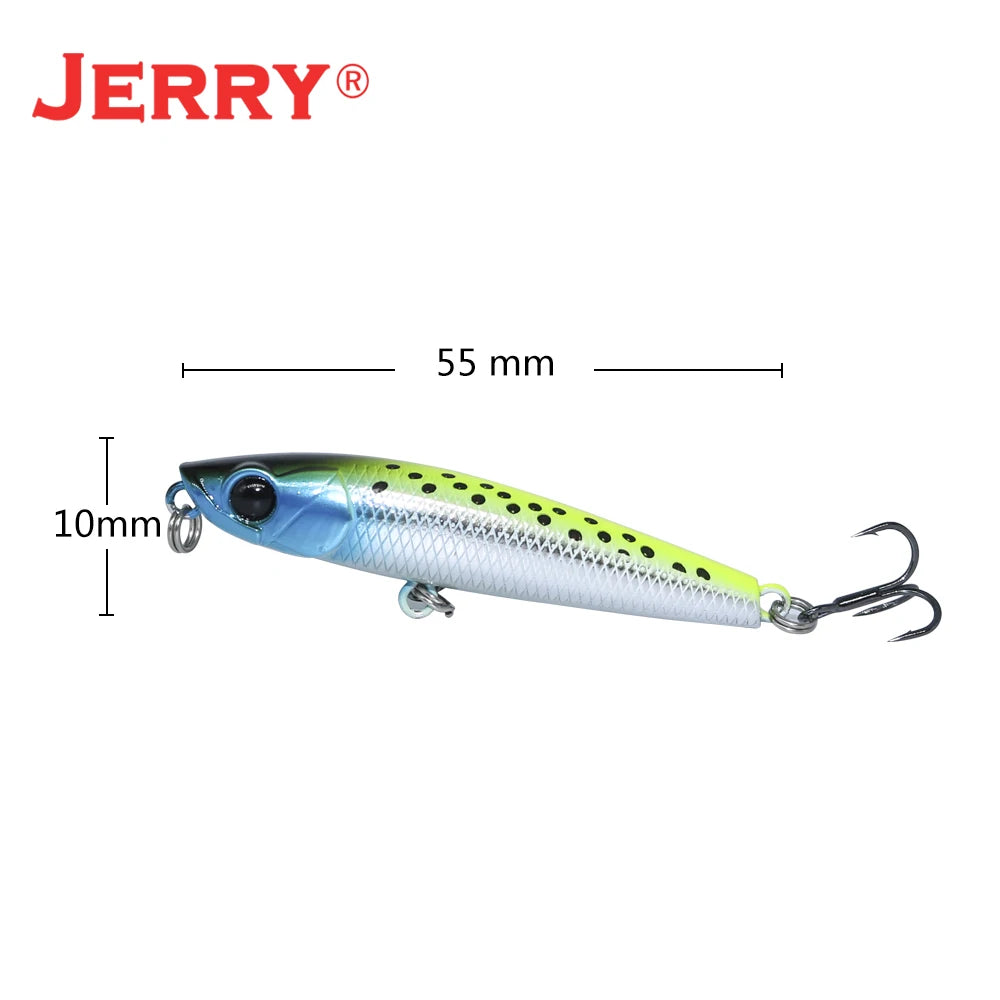 Jerry Blade Topwater Pencil Lure | Floating Stickbait | UV Coated Surface Hardbody | 55mm / 70mm