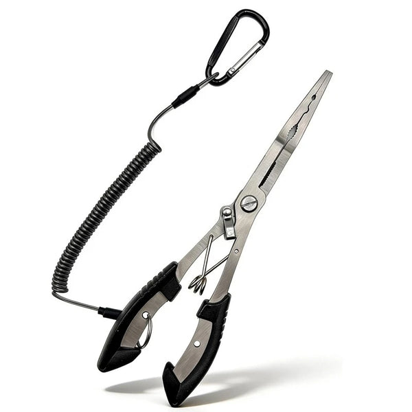 Multifunction Fishing Pliers | 21cm Long Nose Hook Remover | Stainless Steel Fishing Tool