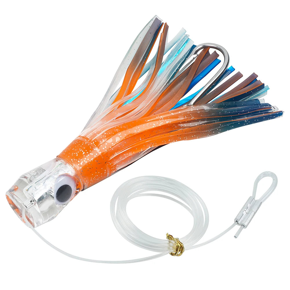 1-Piece Big Game Octopus Skirt Lure | Marlin & Tuna Trolling Skirt | Saltwater Deep Sea Bait