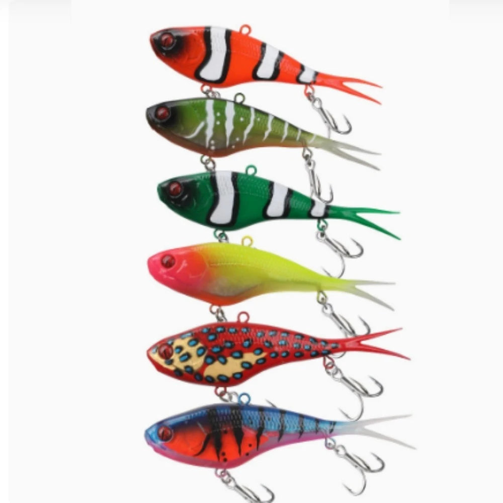 60g Paddle Tail VIB Soft Lure | 13cm Long Casting Leadhead Swimbait