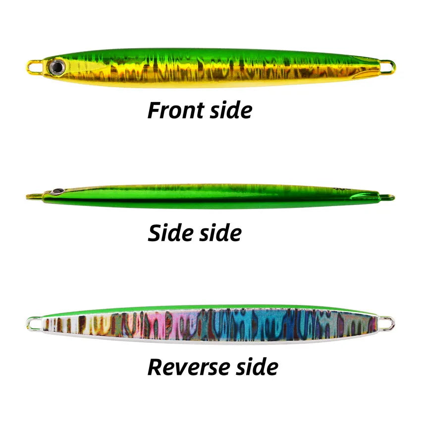 Slim Jig Set – 8 pcs 80 g Metal Jigs (Optional Hooks, Saltwater Ready)