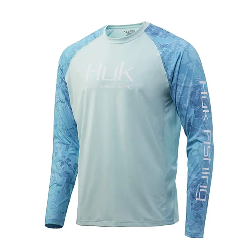 HUK Men’s Performance Fishing Shirt UPF50+ | Breathable Long Sleeve Hoodie