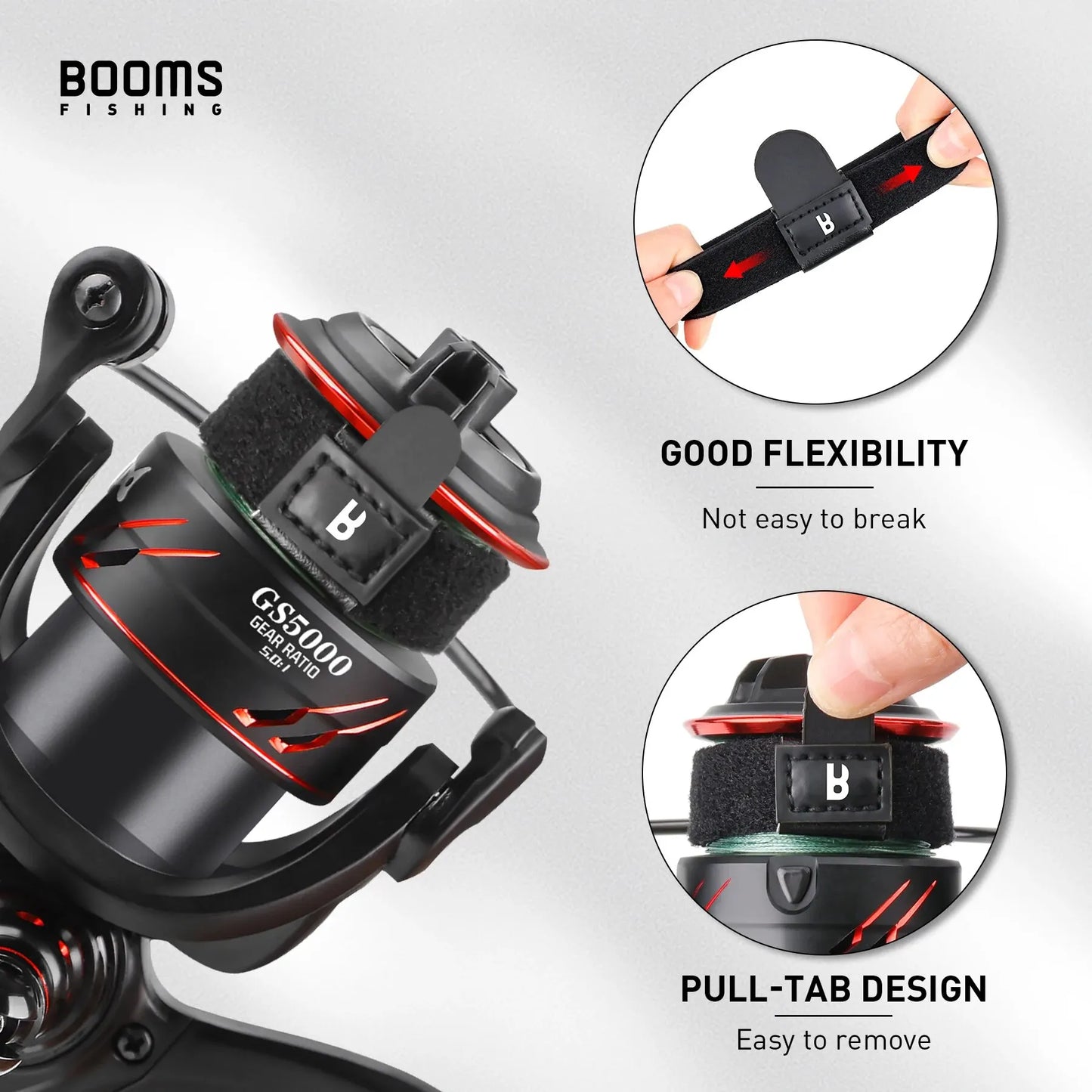 Booms Fishing SB1 Spinning Reel Spool Cover | 4-Pack Line Protection Case