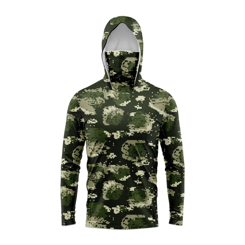 Lightweight Hooded Fishing Shirt UPF50+ | Quick-Dry UV Protection Outdoor Top