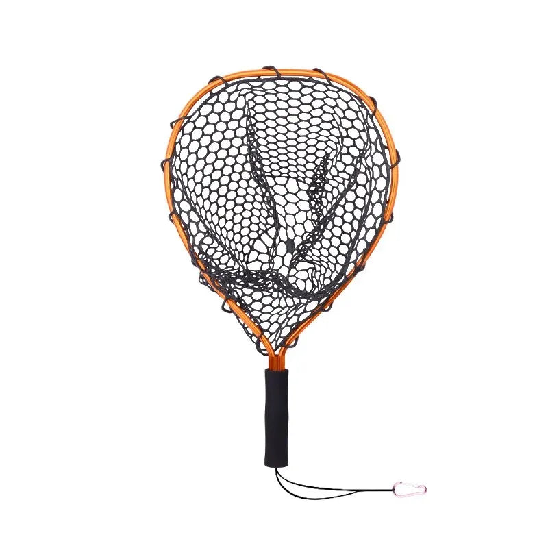 TAIYU Portable Fly Fishing Landing Net | Ultralight Aluminum Frame | Silicone Mesh | Hand Dip Net